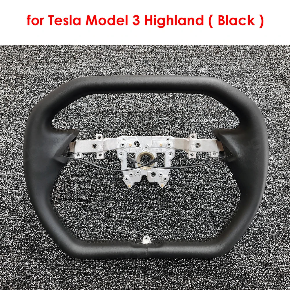Cybertruck-Style Hexagon Heated Yoke for Model Y Juniper