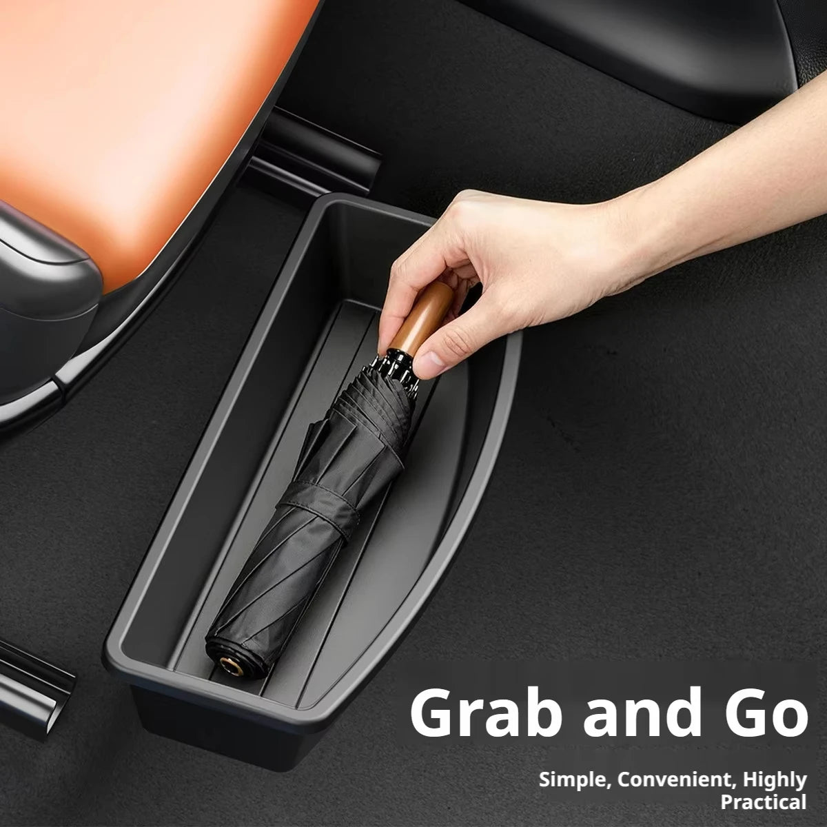 Under-Seat Storage Drawer Organizer Tray, Universal Fit