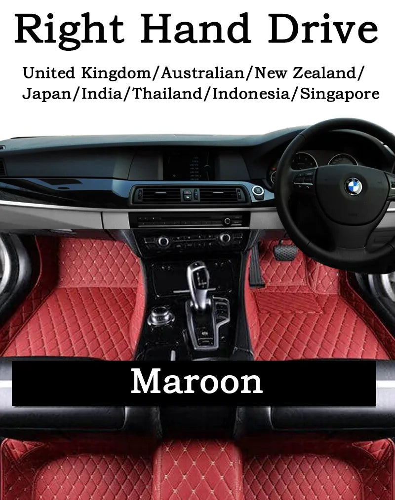 Leather Floor Mats for BMW i5 Sedan (2023-2027)