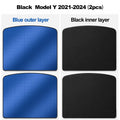 Ice-Blue Glass Roof Sunshade for Model Y (2020-2026)