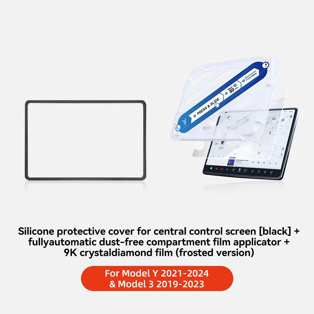 Matte Tempered Glass Screen Protector for Model 3 / Model Y (2021-2022)