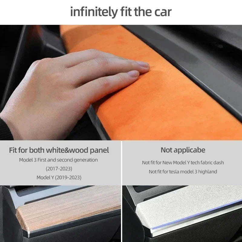 Dashboard & Door Panel Trim Wrap for Model 3 (2019-2023)