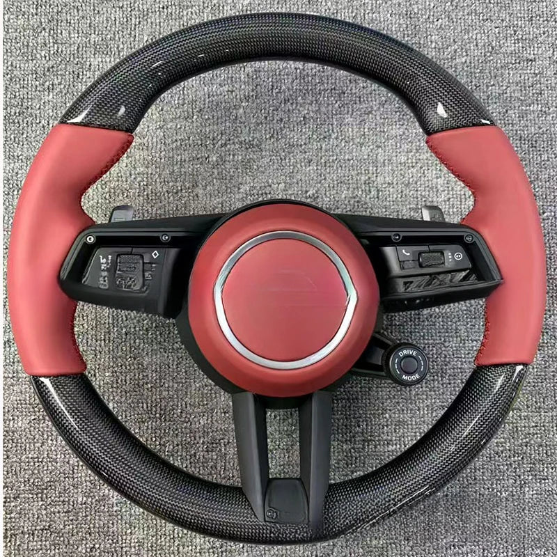 Carbon Fiber Steering Wheel Assembly for Porsche Taycan / Macan / Multi