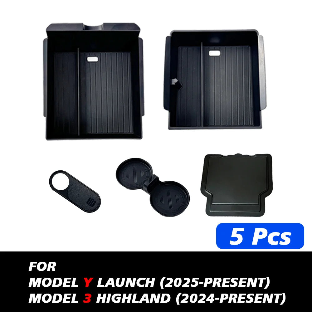 Armrest Storage Tray for Model Y Juniper (2025+)