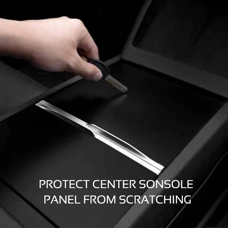 Center Console Protective Film for Model 3 Highland (2024+) & Model Y Juniper (2025+)