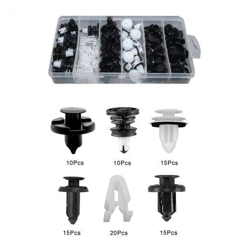 85-Piece Push Pin Clip & Fastener Kit for Model 3, Model Y, Model S & Model X