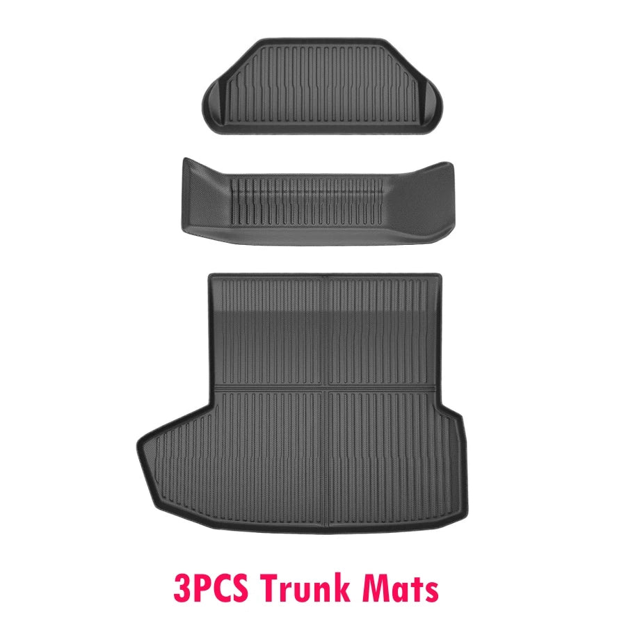 TPE All-Weather Floor & Trunk Mat Set for Model S (2023-2024)