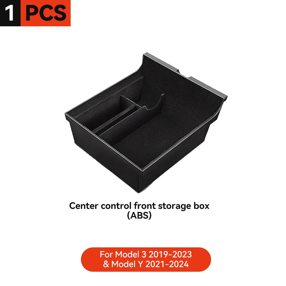 Center Armrest Hidden Storage Tray for Model 3 (2021-2023)