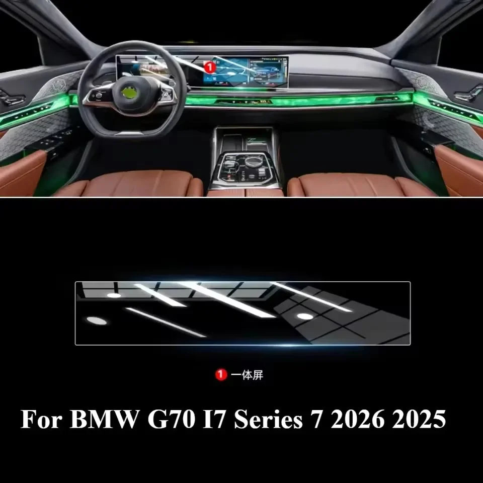 TPU Interior Console Film for BMW i7 G70 (2023-2026)