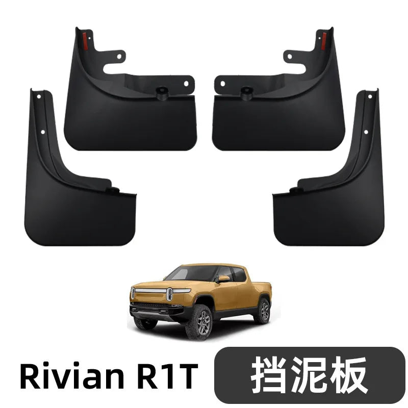 Mud Flaps for Rivian R1T (2022-2025), Set of 4