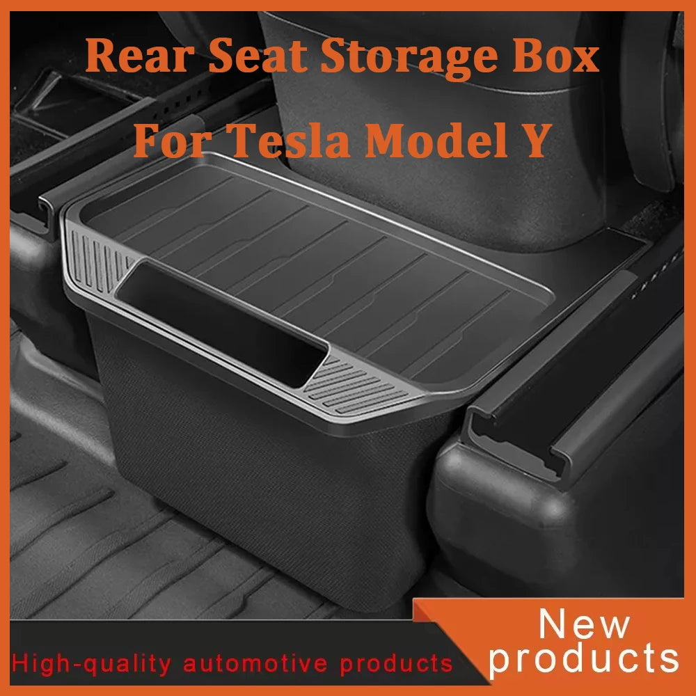 Rear Seat Storage Box for Model Y (2021-2024)