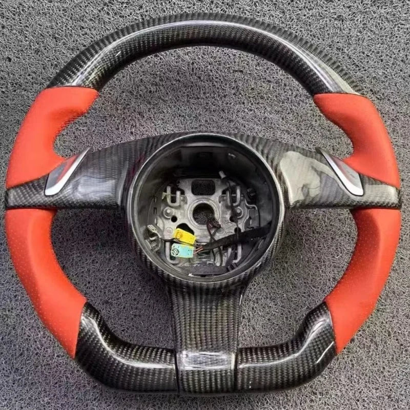 Sports Carbon Fiber Steering Wheel for Porsche Taycan / Macan