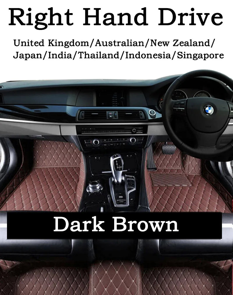 Leather Floor Mats for BMW i5 Sedan (2023-2027)