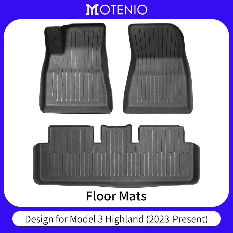TPE Floor & Trunk Mat Set for Model Y (2020-2024)