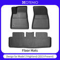 TPE Floor & Trunk Mat Set for Model Y (2020-2024)