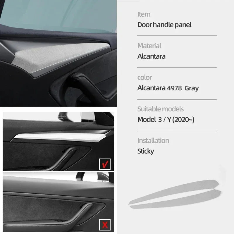 Dashboard & Door Panel Trim Wrap for Model 3 (2019-2023)