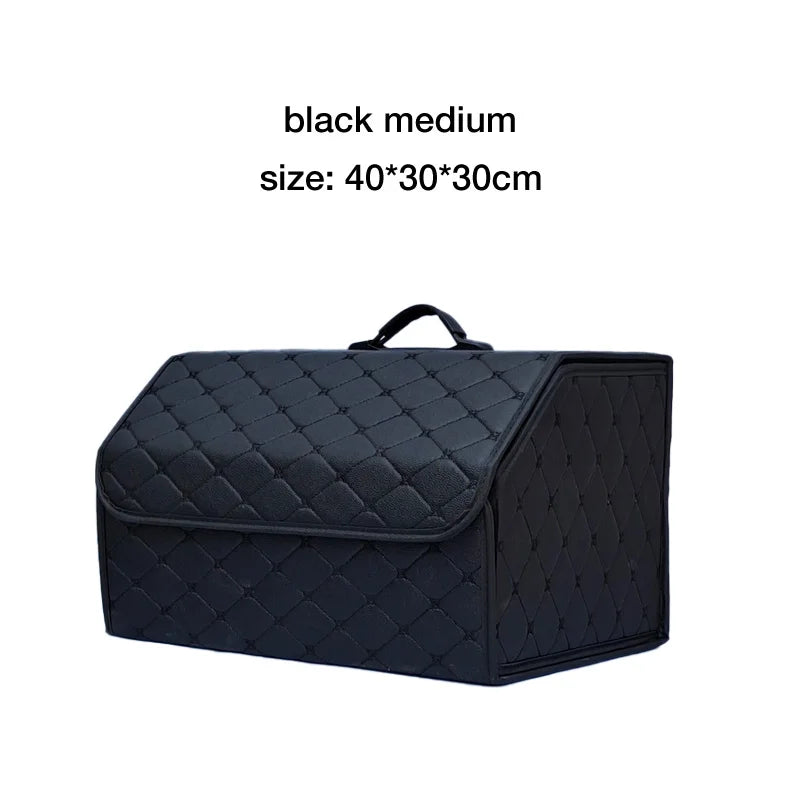 Foldable Trunk Organizer Box, Large Capacity, Universal Fit