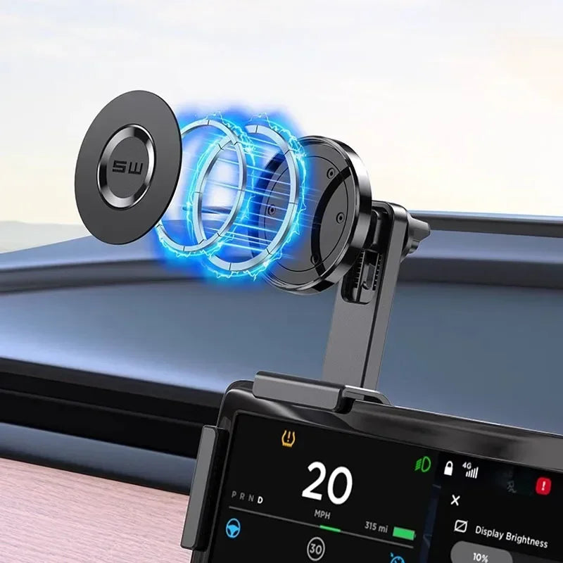 Magnetic Screen-Side Phone Mount for Model 3 (2017-2023) & Model Y (2020-2024)
