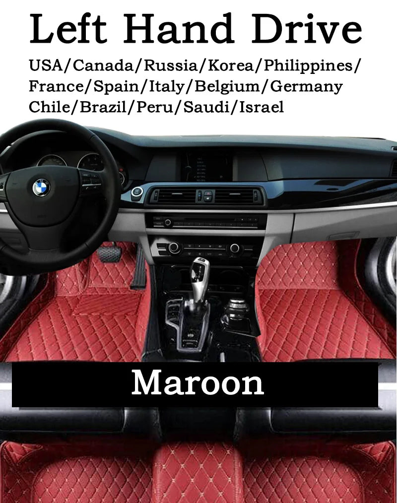 Leather Floor Mats for BMW i5 Sedan (2023-2027)