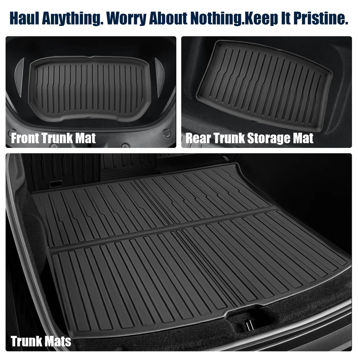 6-Piece TPE Floor Liners for Model Y (2021-2024)