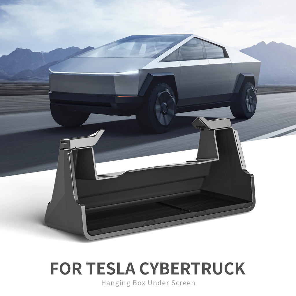 Hidden Under-Console Storage Box for Cybertruck