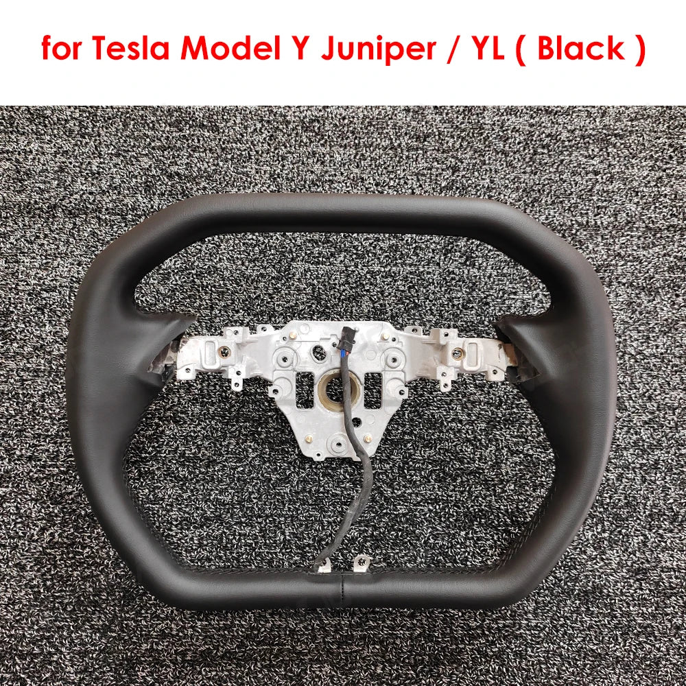 Cybertruck-Style Hexagon Heated Yoke for Model Y Juniper
