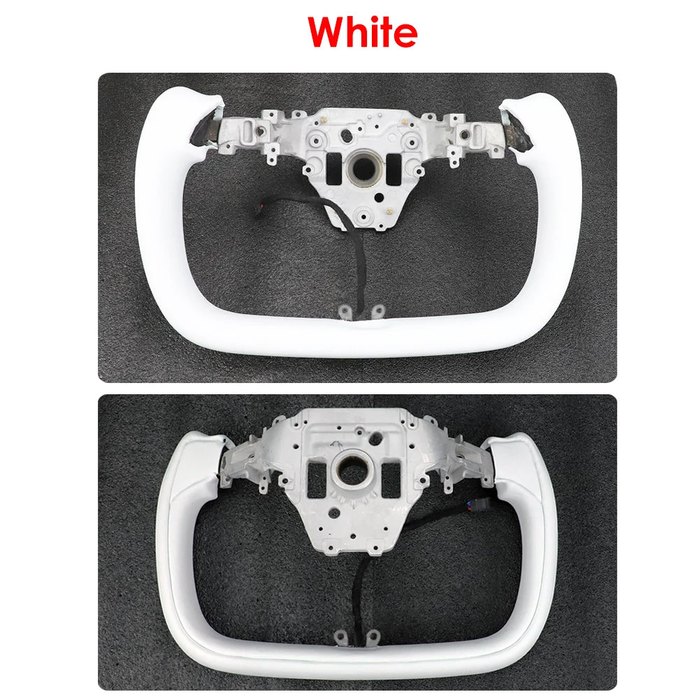 Heated Yoke Steering Wheel for Model Y Juniper (YL) — OEM airbag reuse