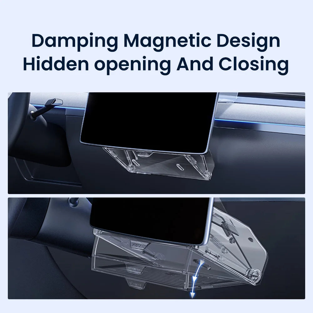 Magnetic Under-Screen Storage Tray for Model 3 Highland (2024+) & Model Y Juniper (2025+)