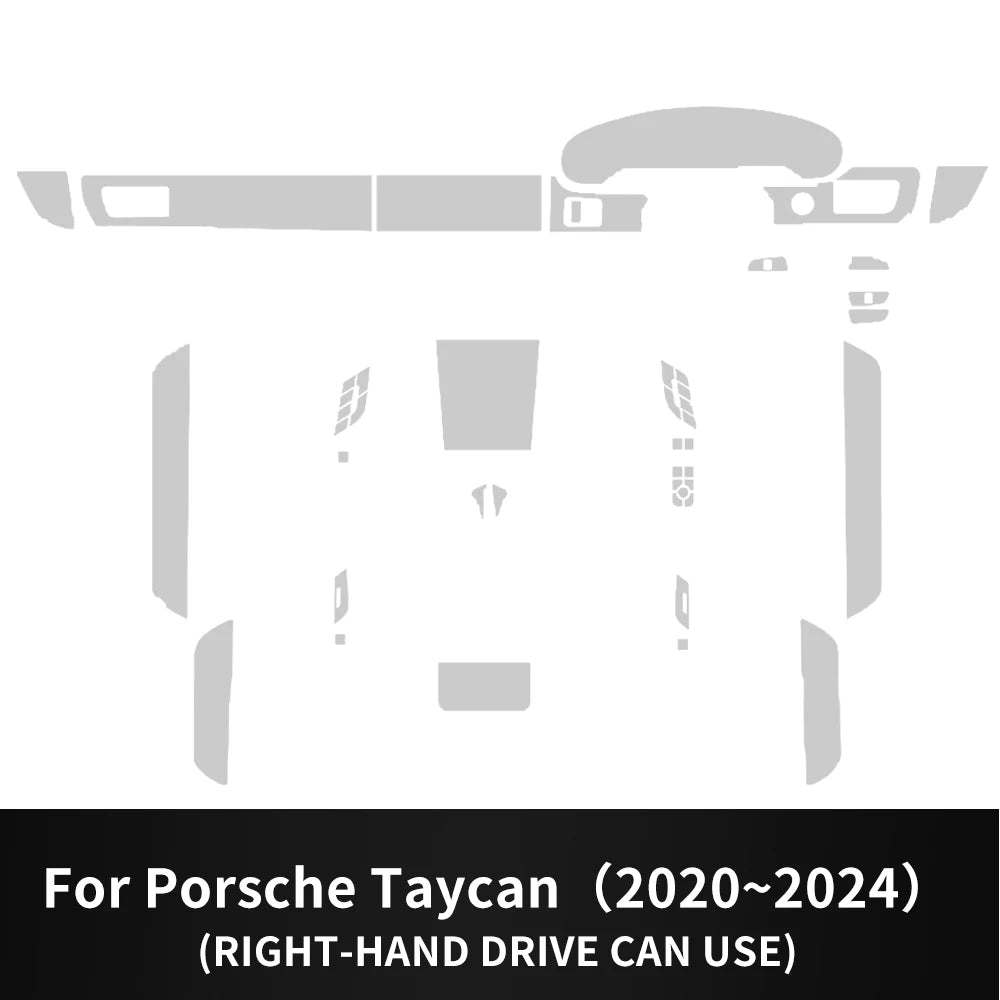 TPU Console Screen Film for Porsche Taycan