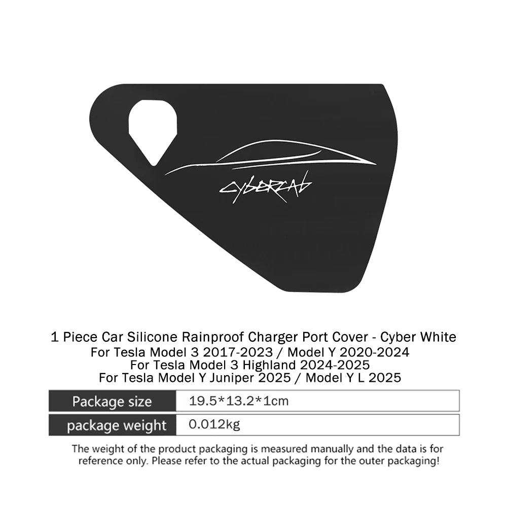 Charge Port Rain Cover for Model 3 Highland & Model Y Juniper