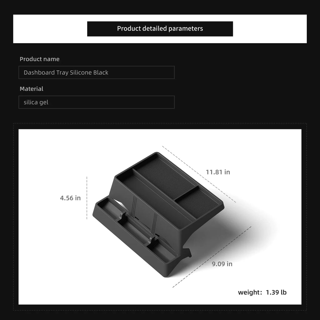 Dashboard Storage Box for Cybertruck