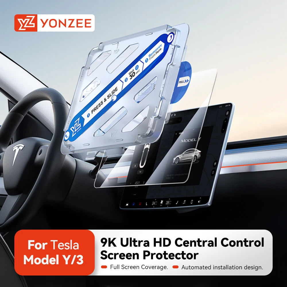 Matte Tempered Glass Screen Protector for Model 3 / Model Y (2021-2023)