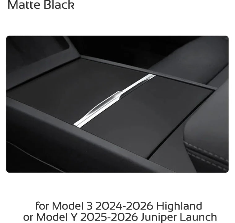 Center Console Protective Film for Model 3 Highland (2024+) & Model Y Juniper (2025+)