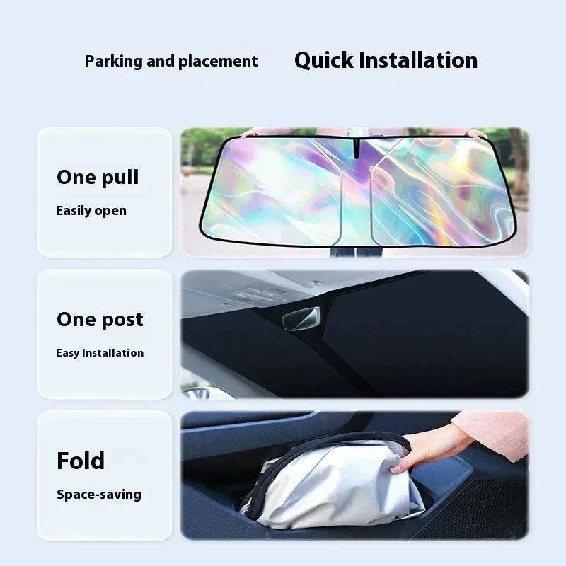Windshield Sunshade for Porsche Taycan
