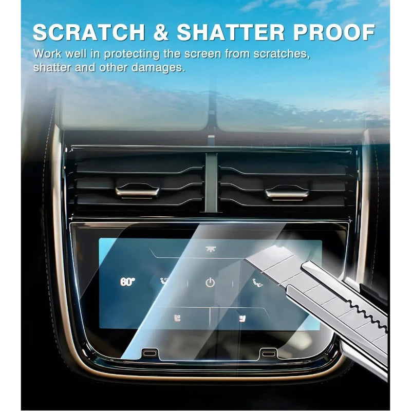 Center Screen Tempered Glass Protector for Rivian R1T & R1S