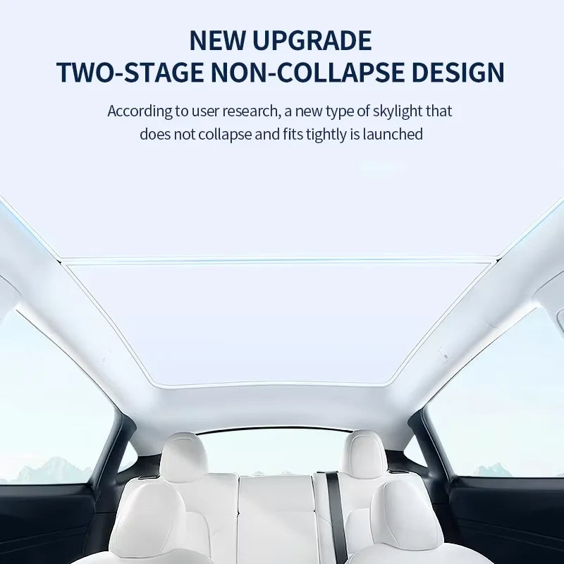 Glass Roof Sunshade Set for Model Y Juniper (2025+)