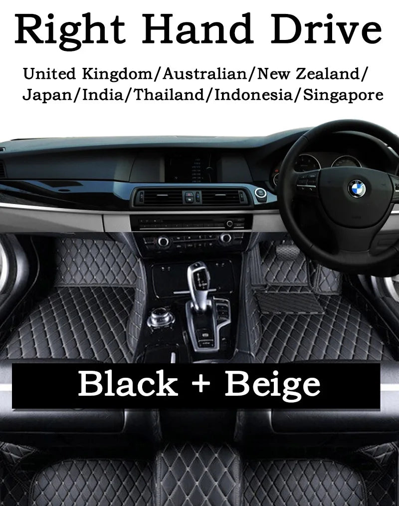 Leather Floor Mats for BMW i5 Sedan (2023-2027)
