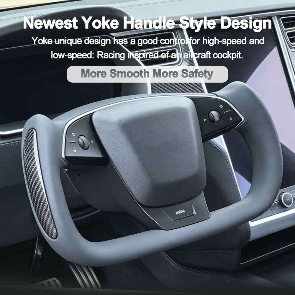 Yoke 3.0 Seamless Steering Wheel for Model Y Juniper / Model 3 Highland