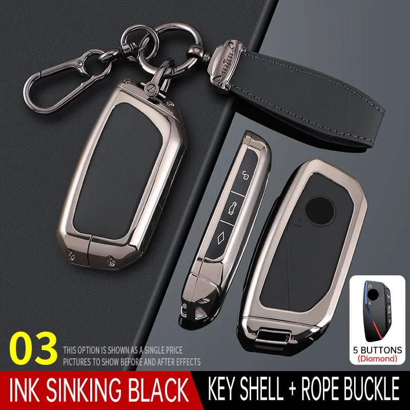 Zinc Alloy Key Cover for BMW iX / i5 / i7