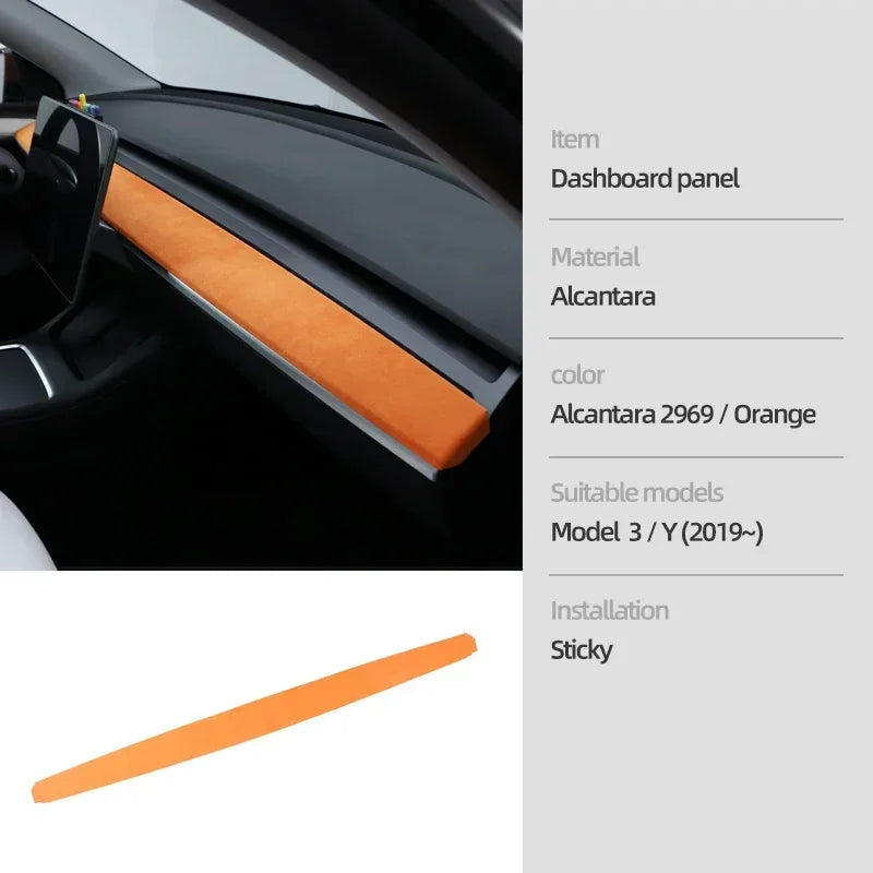 Dashboard & Door Panel Trim Wrap for Model 3 (2019-2023)
