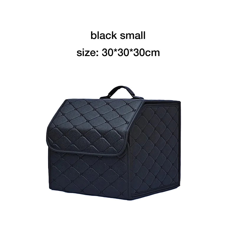 Foldable Trunk Organizer Box, Large Capacity, Universal Fit