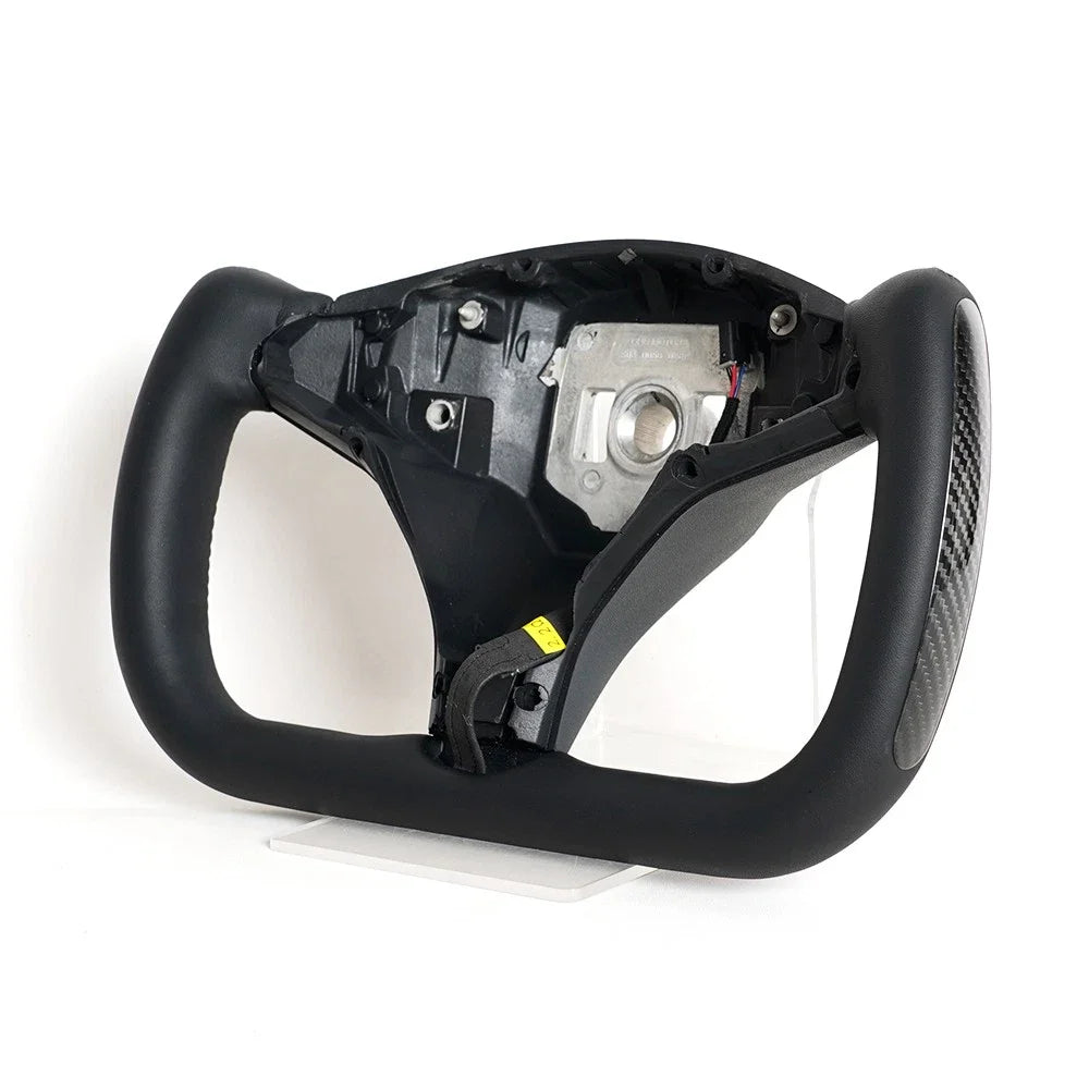 Heated Leather Yoke Steering Wheel for Model S / Model X (2014–2020)