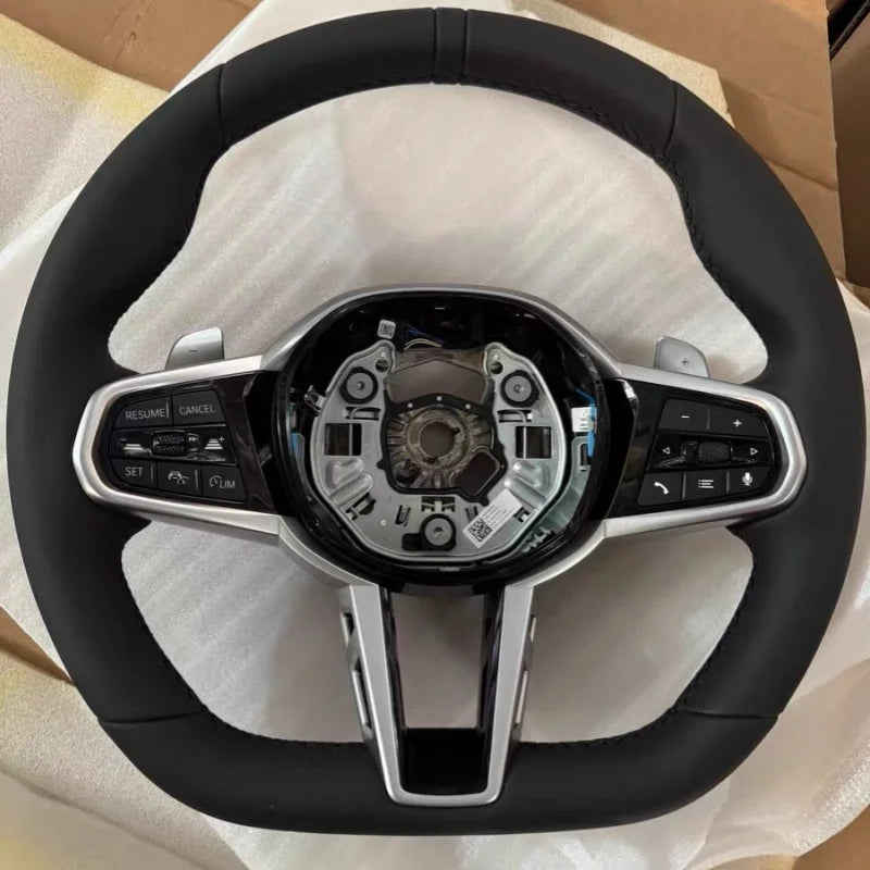 Suede Sport Steering Wheel for BMW i4 / G26
