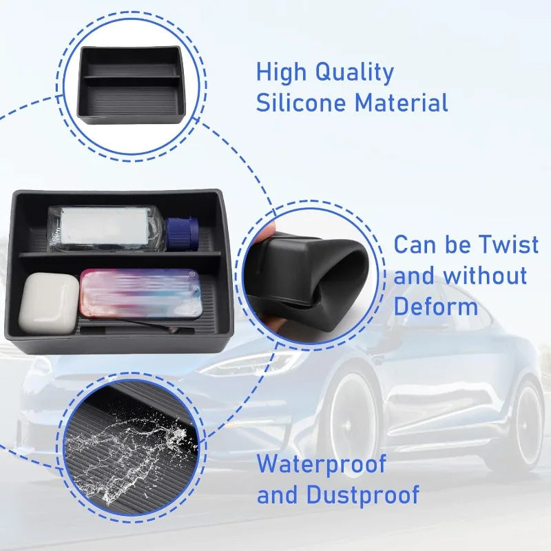 Center Console Storage Tray for Model S / Model X (2021-2024)
