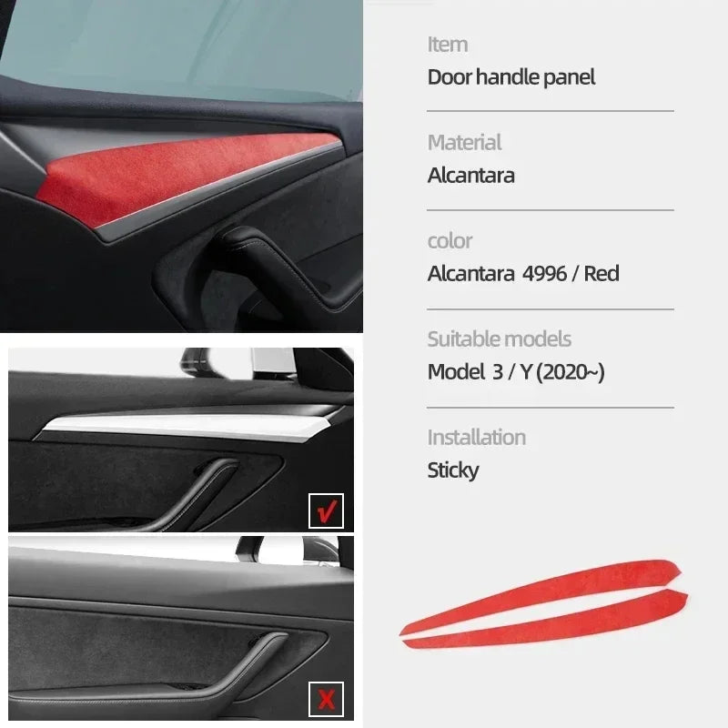 Dashboard & Door Panel Trim Wrap for Model 3 (2019-2023)