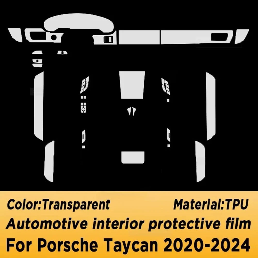 TPU Console Screen Film for Porsche Taycan