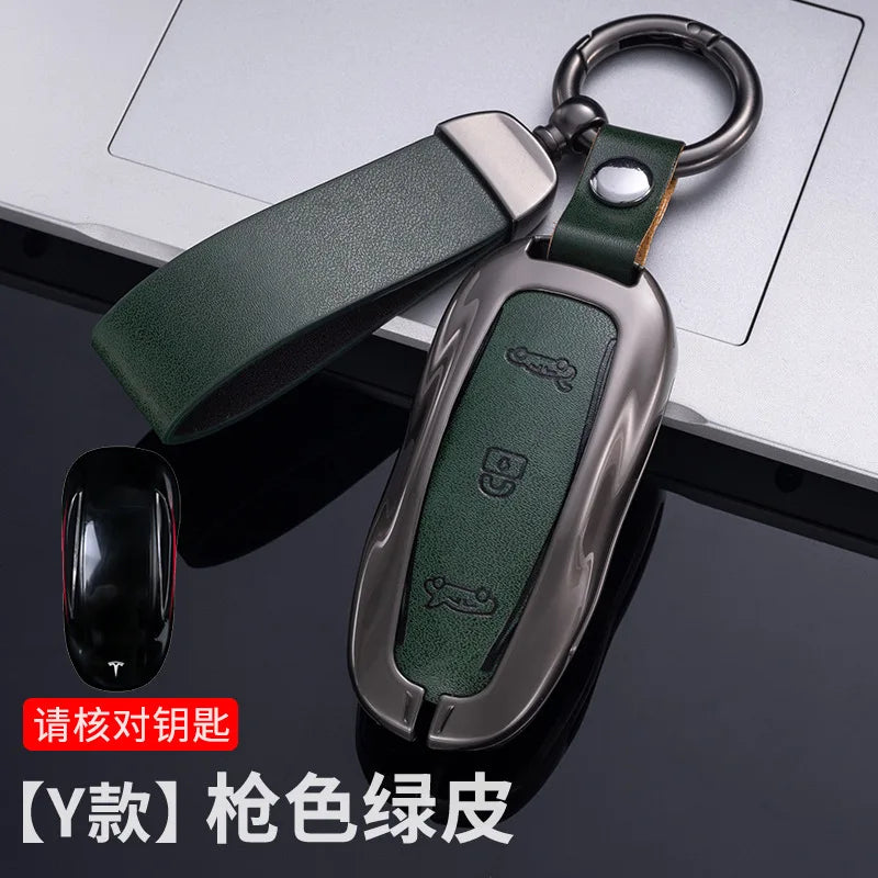 Key Card / Fob Leather Case for Model 3 / Y / S / X