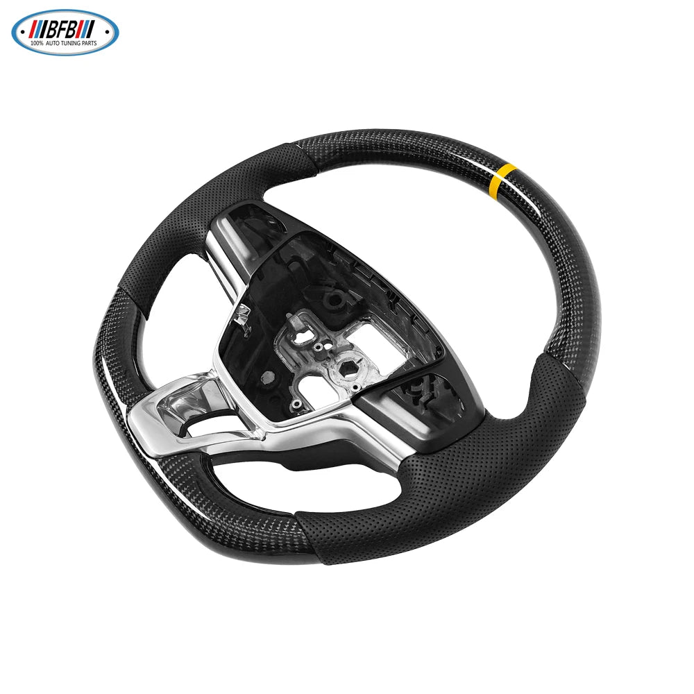 Real Carbon Fiber Replacement Steering Wheel for Mustang Mach-E (2021+)