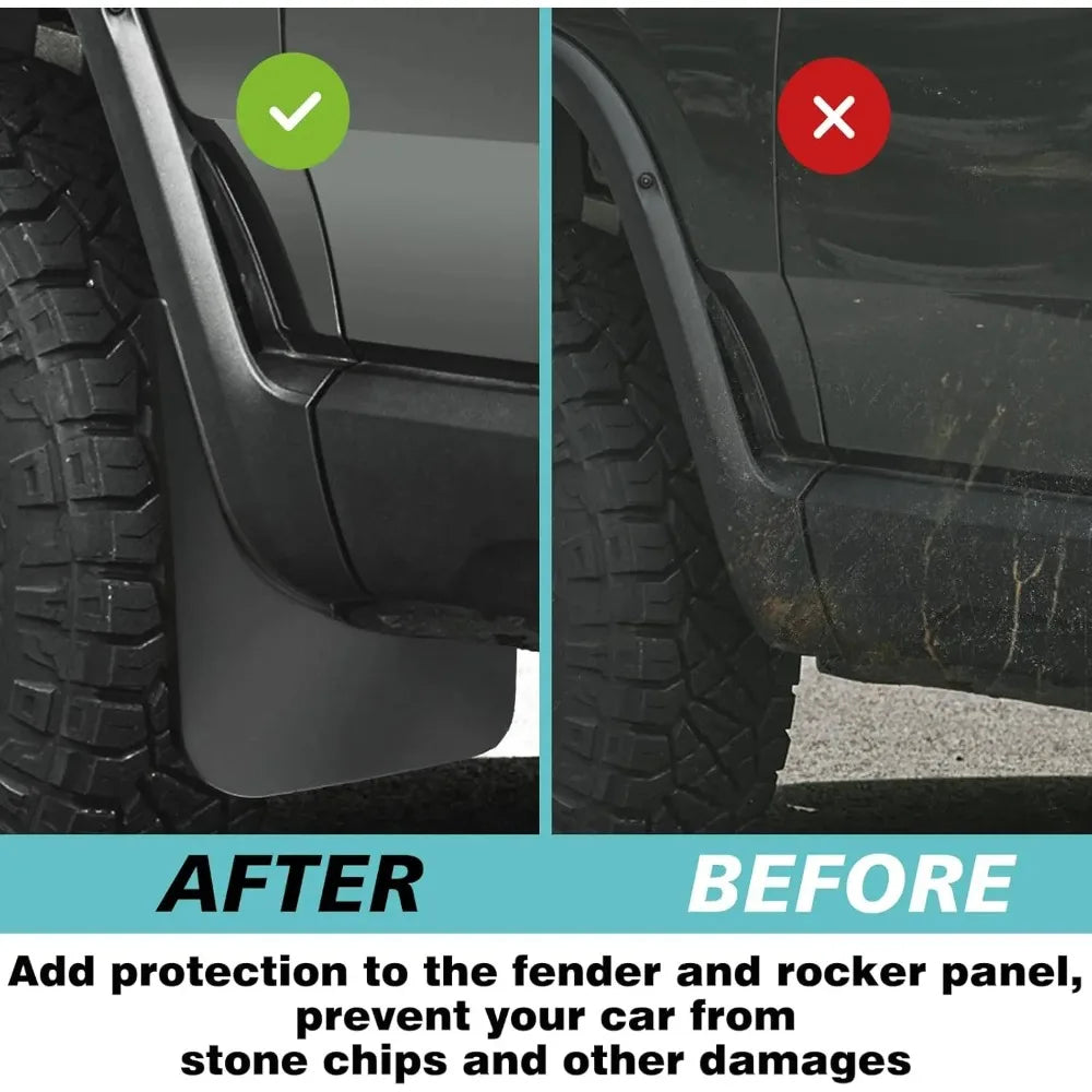Mud Flaps for Rivian R1T (2022-2026), Set of 4