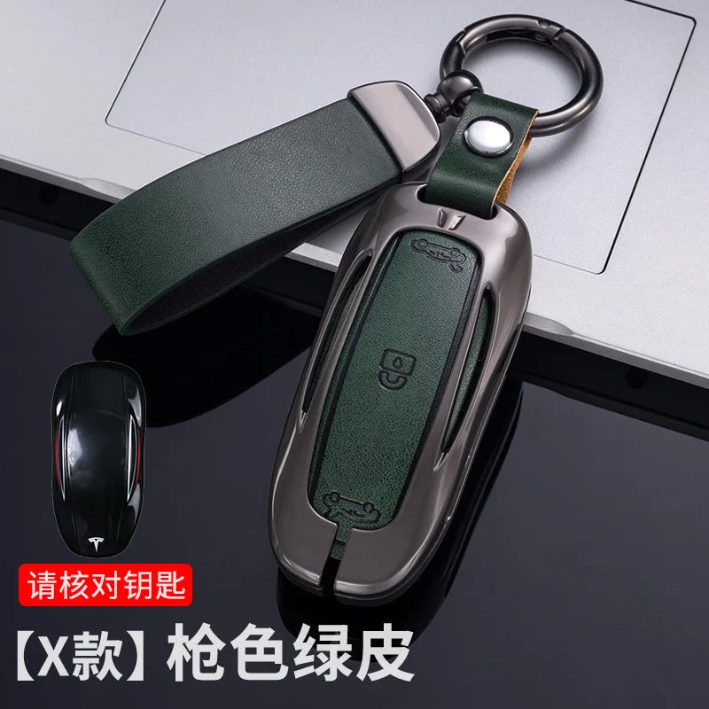 Key Card / Fob Leather Case for Model 3 / Y / S / X